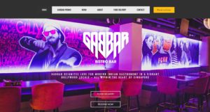 Gabbar Bistro Bar Homepage