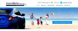 InsureMyCar' Homepage