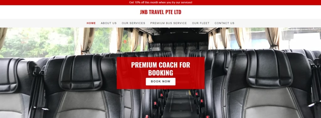 JNB Travel' Homepage