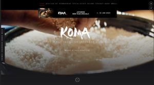 KOMA Singapore Homepage
