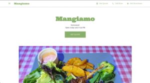 Mangiamo Homepage