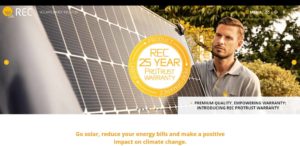 REC Solar' Homepage