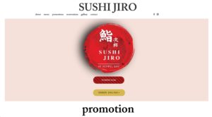 Sushi Jiro Homepage
