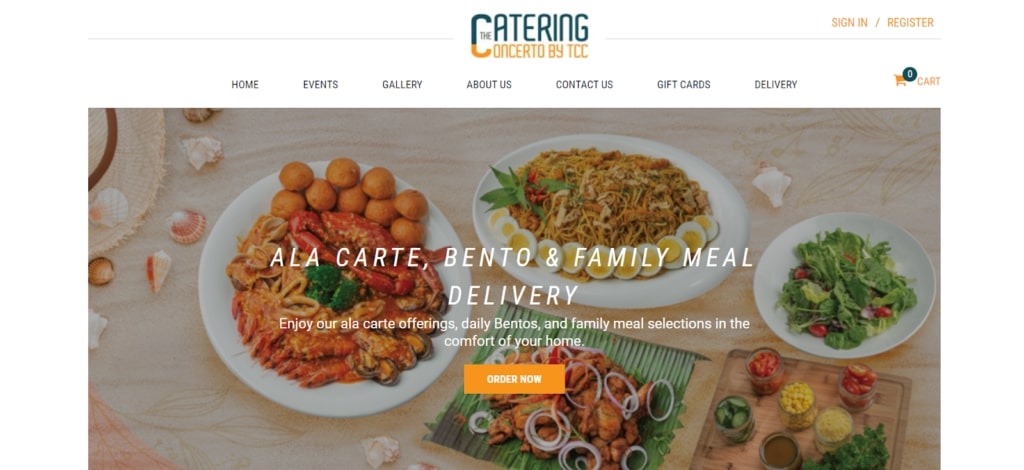 The Catering Concerto's homepage