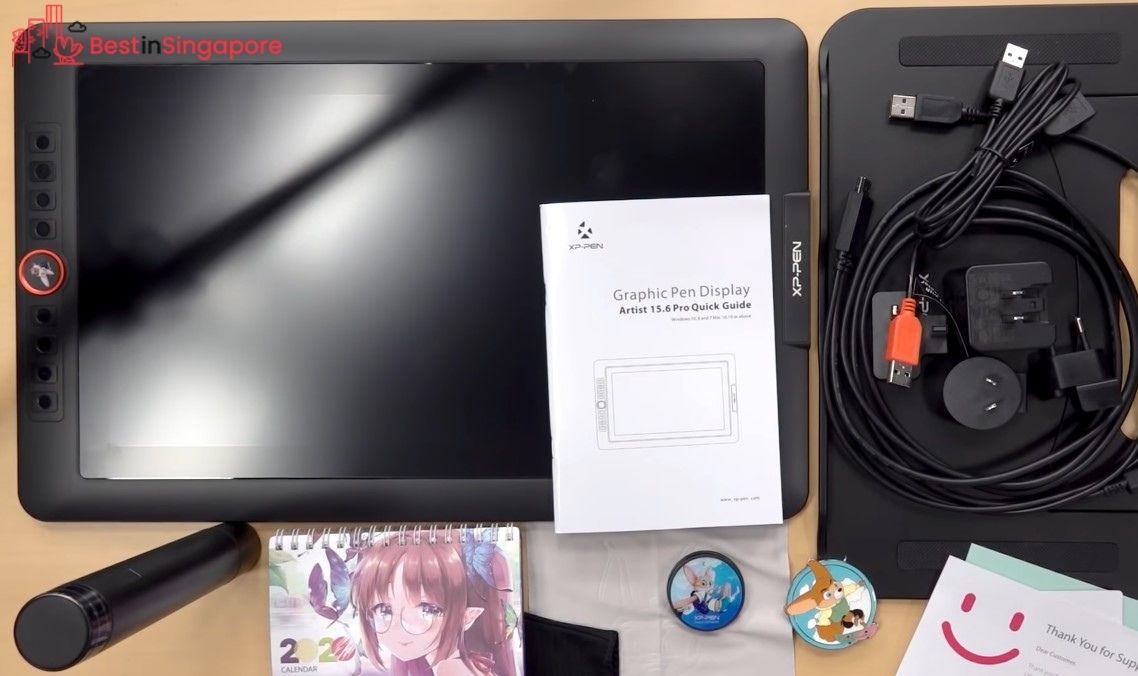 XP-Pen Artist 15.6 Pro_Best drawing tablets unboxing_best in singapore