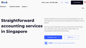 Sleek' Homepage