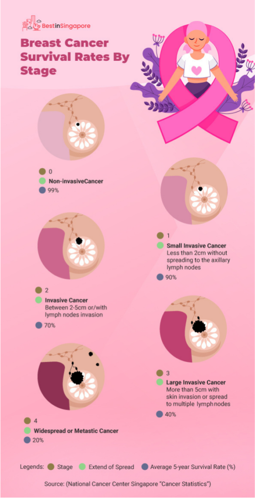 Breast Cancer Survival Rates by Stage