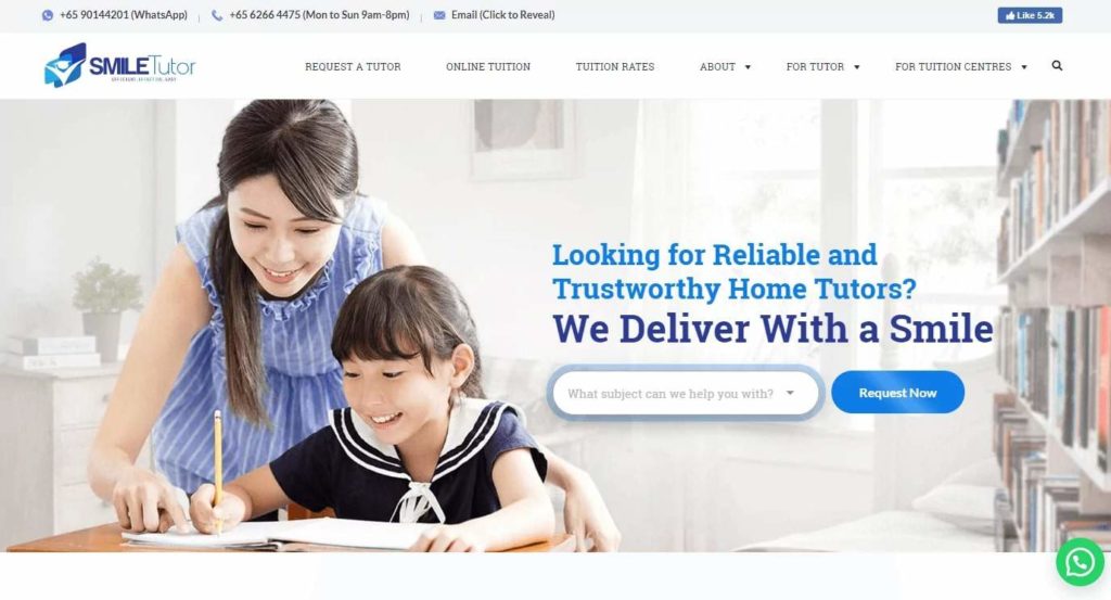 Smile Tutor's Homepage