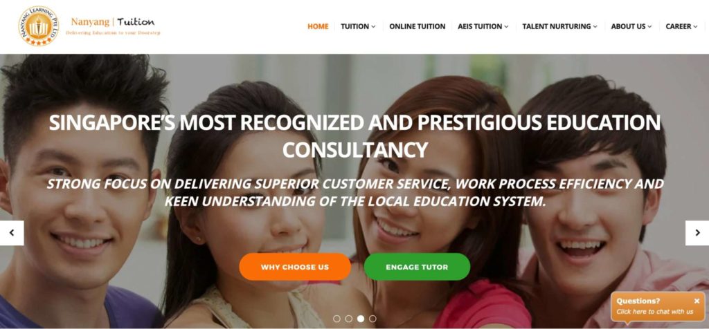 Nanyang Tuition's Homepage