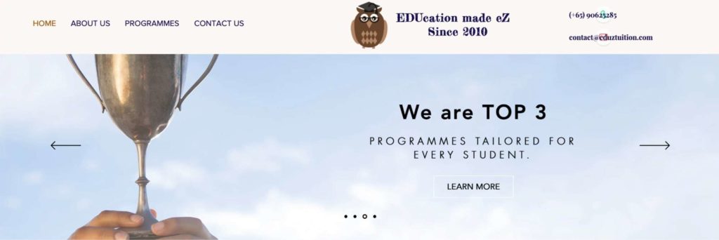 EduZ Tuition's Homepage