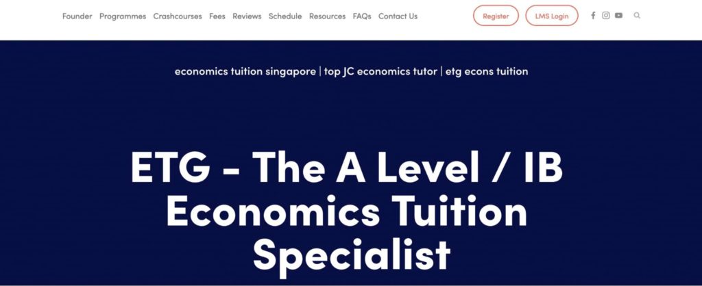 Economics at Tuition Genius' Homepage