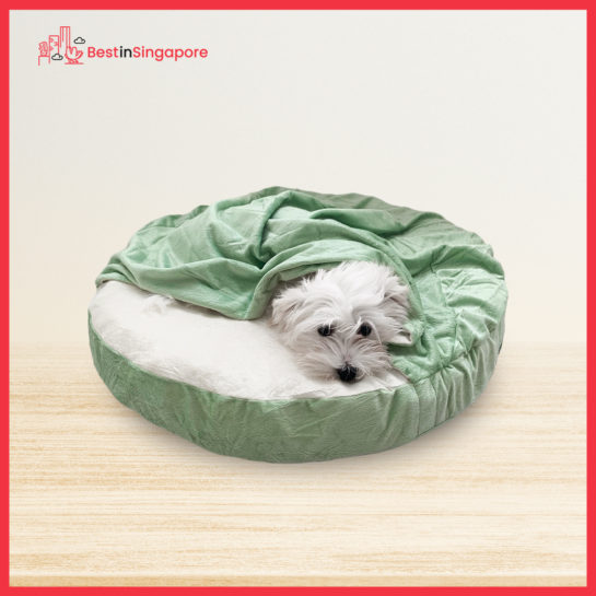 Furhaven Round Pet Dog Bed