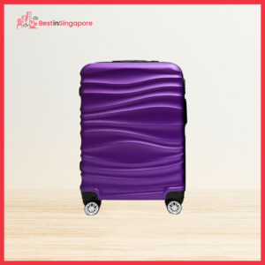 TWO-TONE ABS EXPANDABLE LUGGAGE WITH ANTI-THEFT ZIPPERS SPINNER WHEELS AND NUMBER LOCK