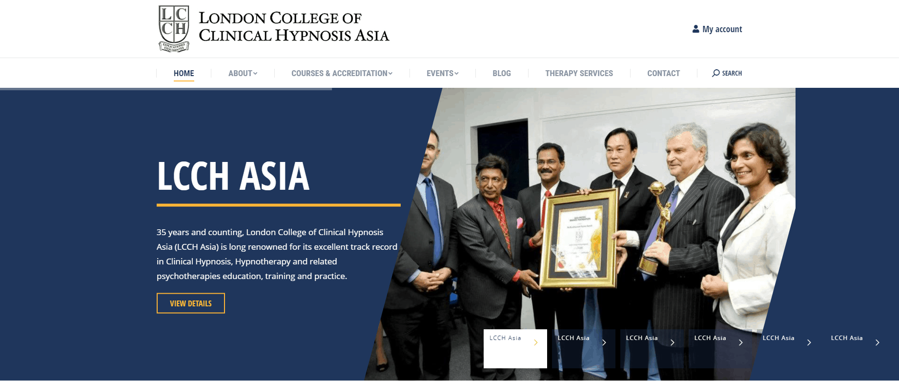 London College of Clinical Hypnosis Asia Homepage