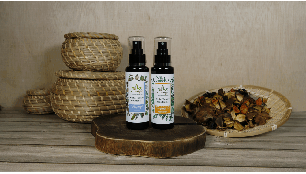 Natural Herbal Hair Care's Herbal Therapy Scalp Tonic Set