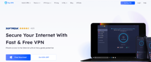 iTop VPN's Homepage