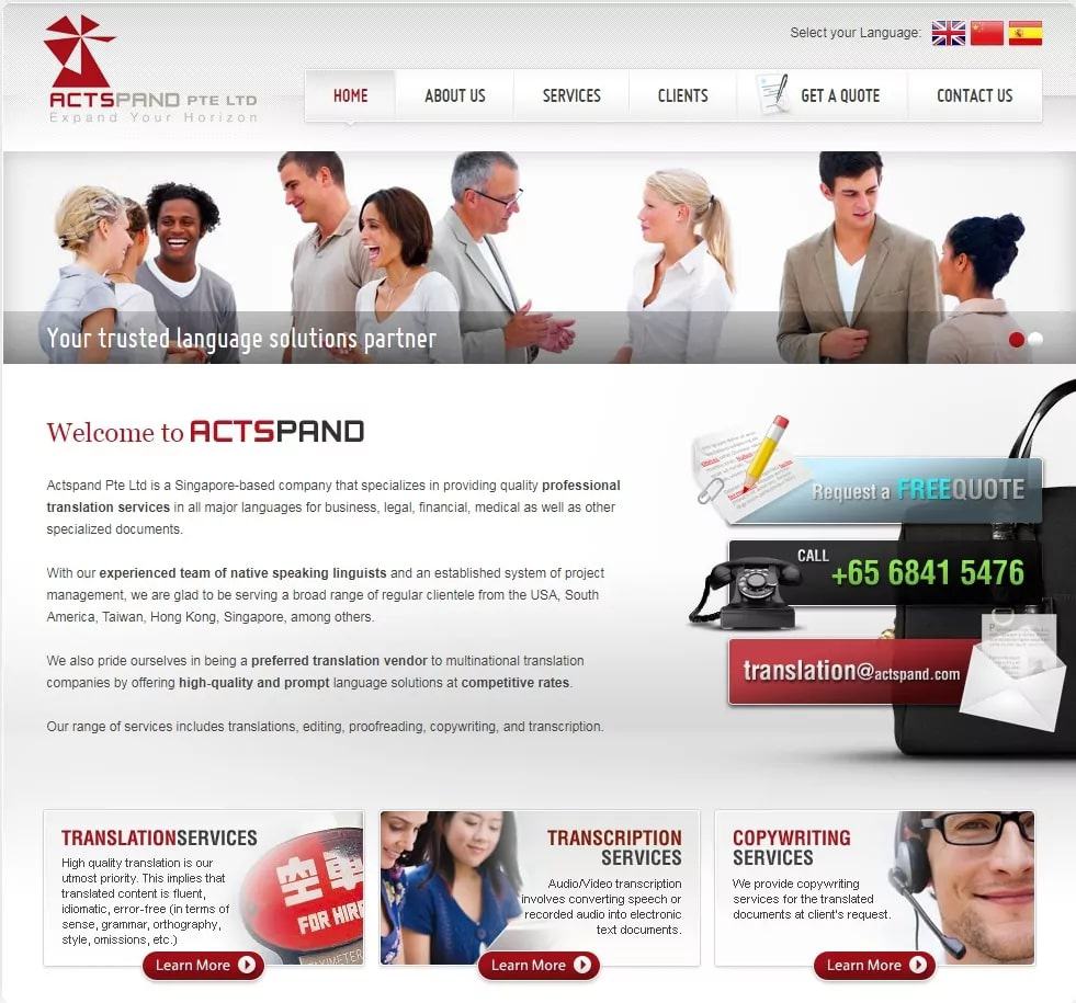 Actspand's Homepage