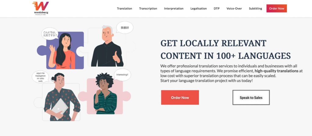 Wordsburg Translations' Homepage