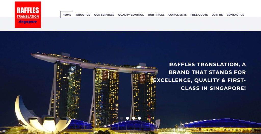 Raffles Translation's Homepage