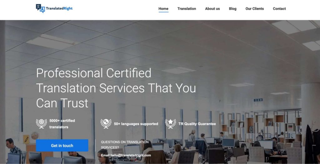 TranslatedRight's Homepage