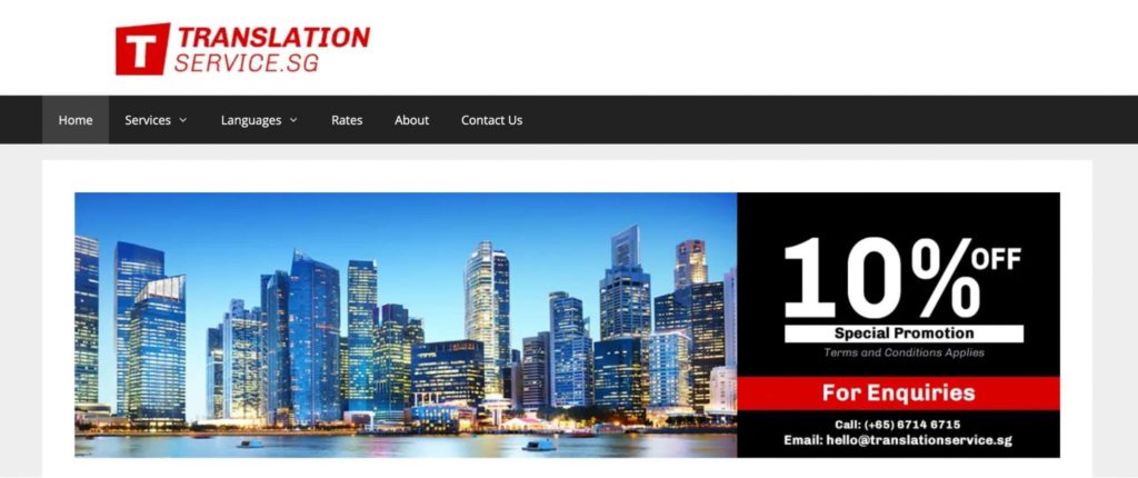AST Translation Services' Homepage