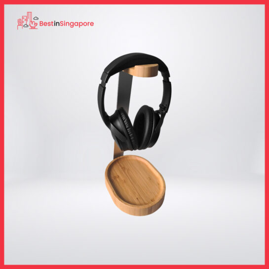 Avantree Universal Wooden & Aluminum Headphone Stand Hanger