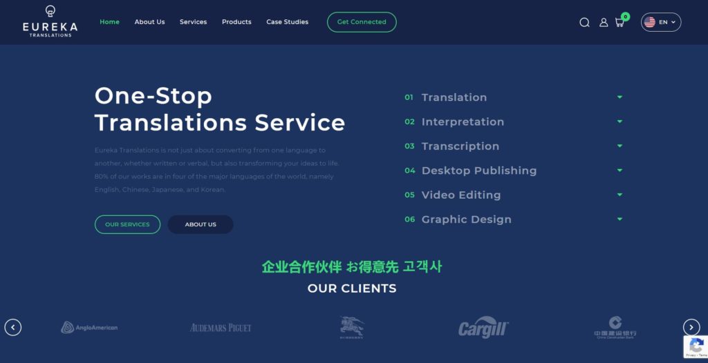 Eureka Translations' Homepage