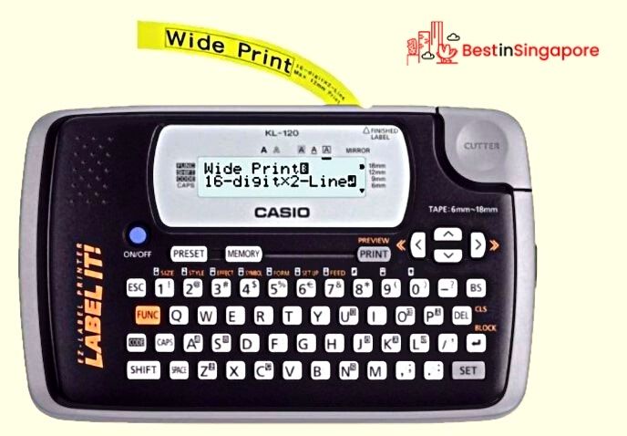 Casio KL-120 Label Printer_2022_best in singapore