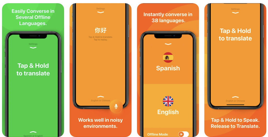 iTranslate Converse Translation Application