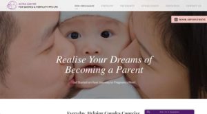 Astra Centre for Women and Fertility Homepage
