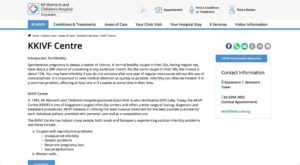 KKIVF Centre KK Women’s and Children’s Hospital Homepage