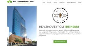 Noel Leong Fertility and IVF Clinic Homepage