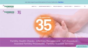 Thomson Fertility Centre Homepage