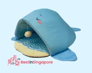 Pet Bed-Whale Shape Blue