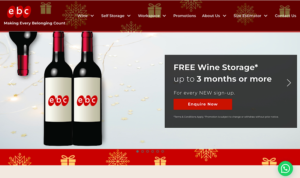 EBC Lifestyle Hub' Homepage