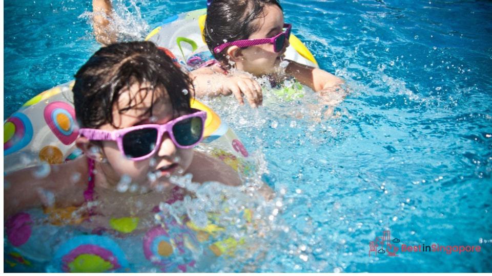 Splash around in pools and water parks