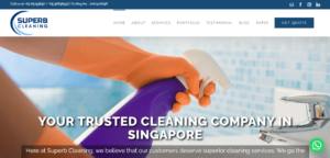 Superb Cleaning' Homepage