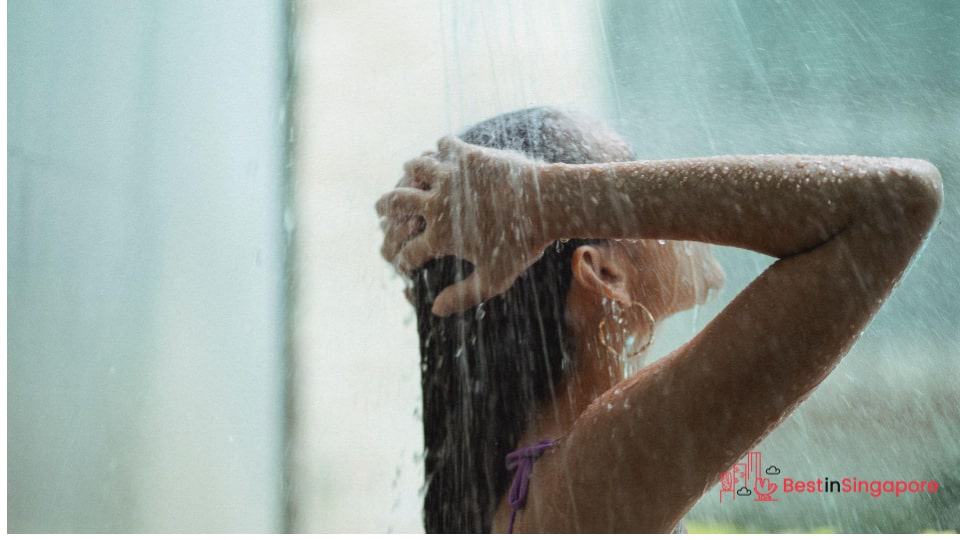 Take showers instead of baths in a tub