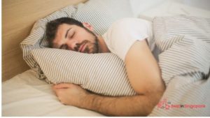 Use extra pillows to raise your head when you sleep