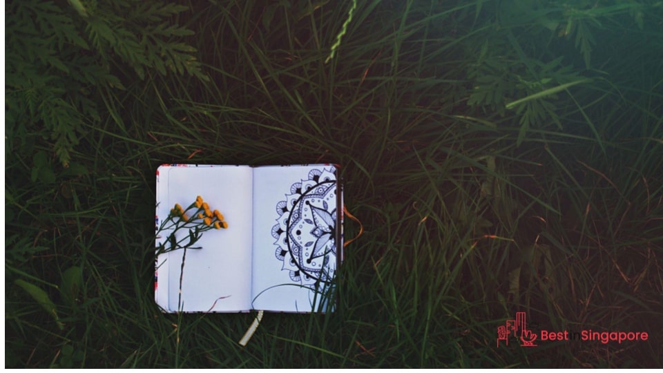 Carry a small notebook or sketchpad and doodle or write anywhere