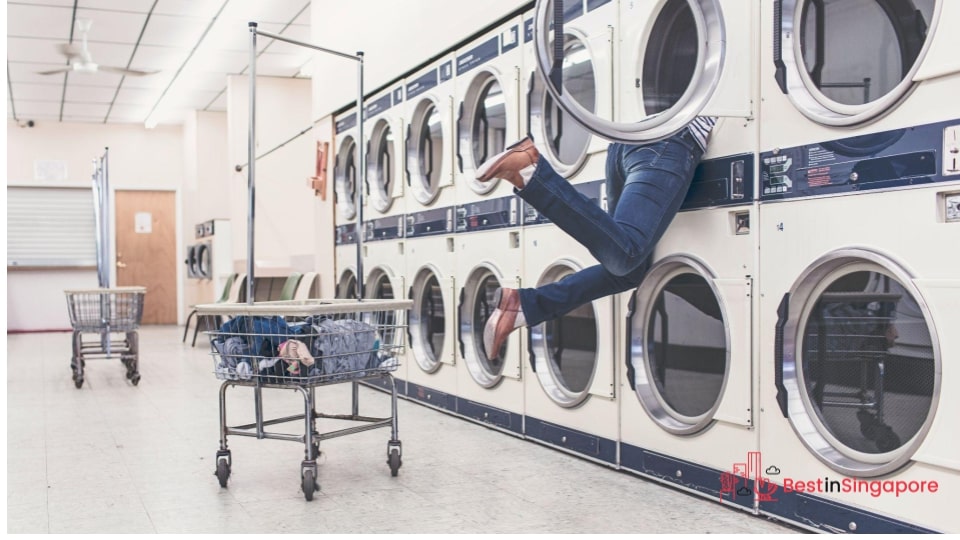 Make sure the washer and dryer are clean before using