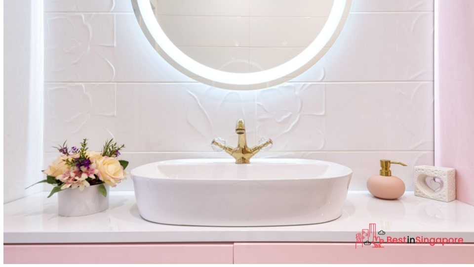 Place flower arrangements in unexpected spots