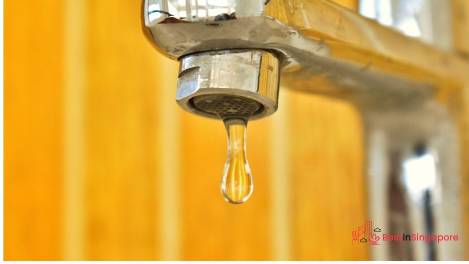 When there’s noticeably less water pressure
