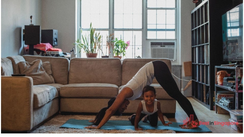 Low lunge to downward-facing dog pose