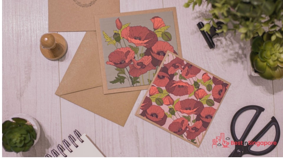 Send out floral-decorated invites