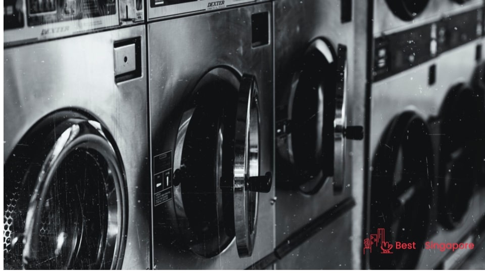 Wipe the interior dryer drum with disinfectant before rinsing