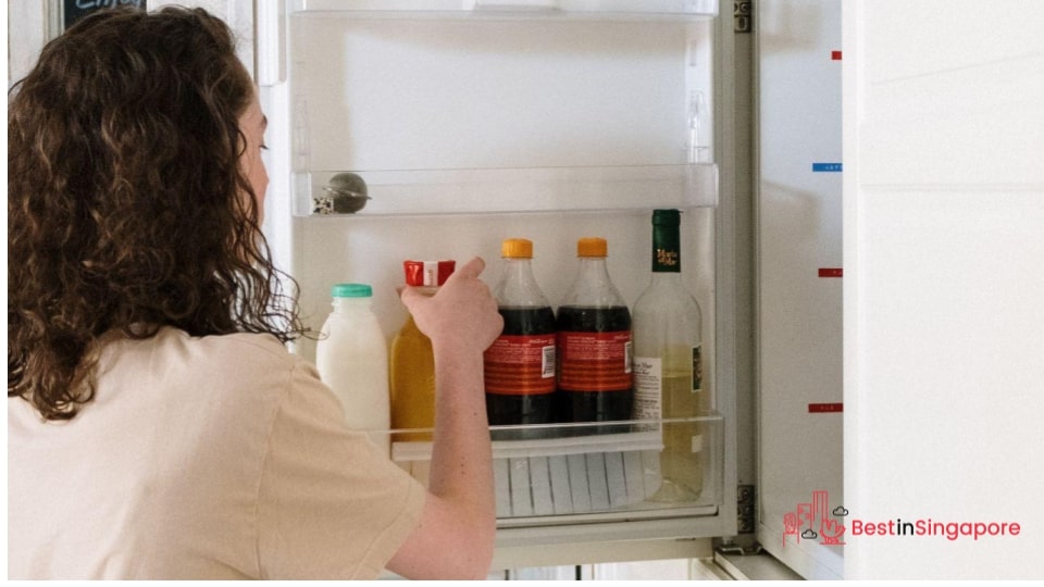 Don’t put milk and other dairy items on the fridge door shelves