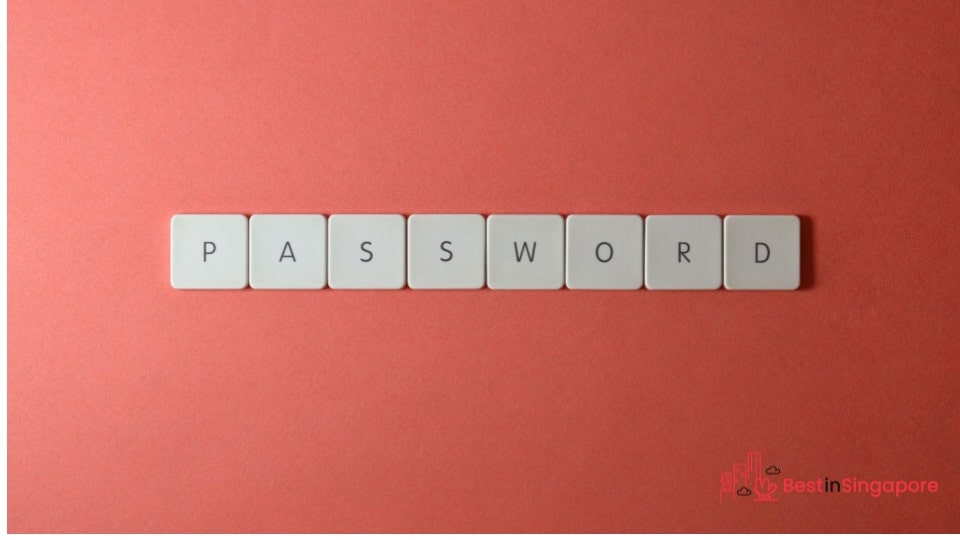 Hide any passwords or PINs