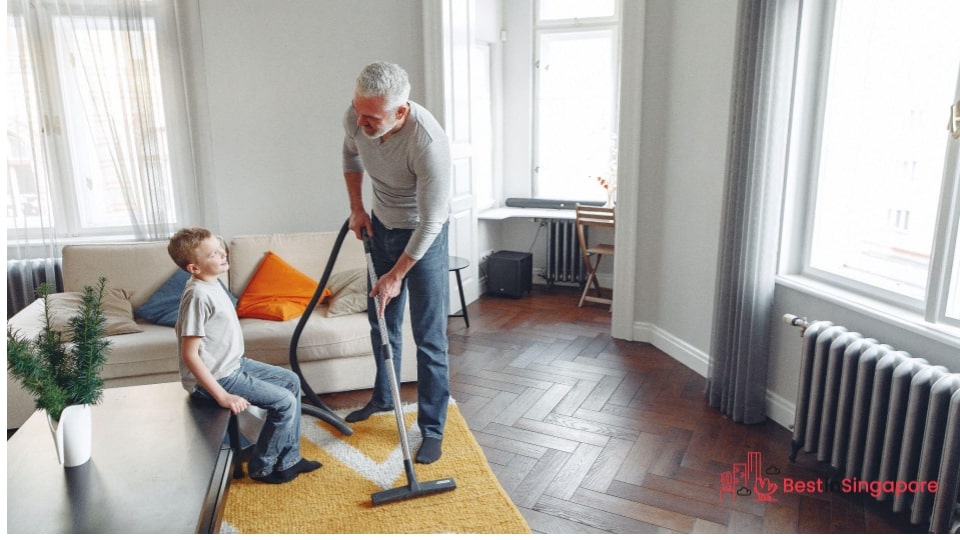 It can pick up small items that could damage a steam cleaner