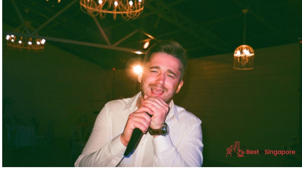 Sing your heart out at a karaoke joint
